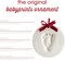 Babyprints Christmas Ornament, Baby's First Christmas Holiday Keepsake, Newborn Handprint or Footprint Clay Kit, Easy No-Bake DIY Clay Impression, Gender-Neutral Christmas Baby Gift